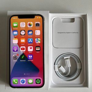 98% NEW!! Apple iPhone 12 256 GB in White Unlocked